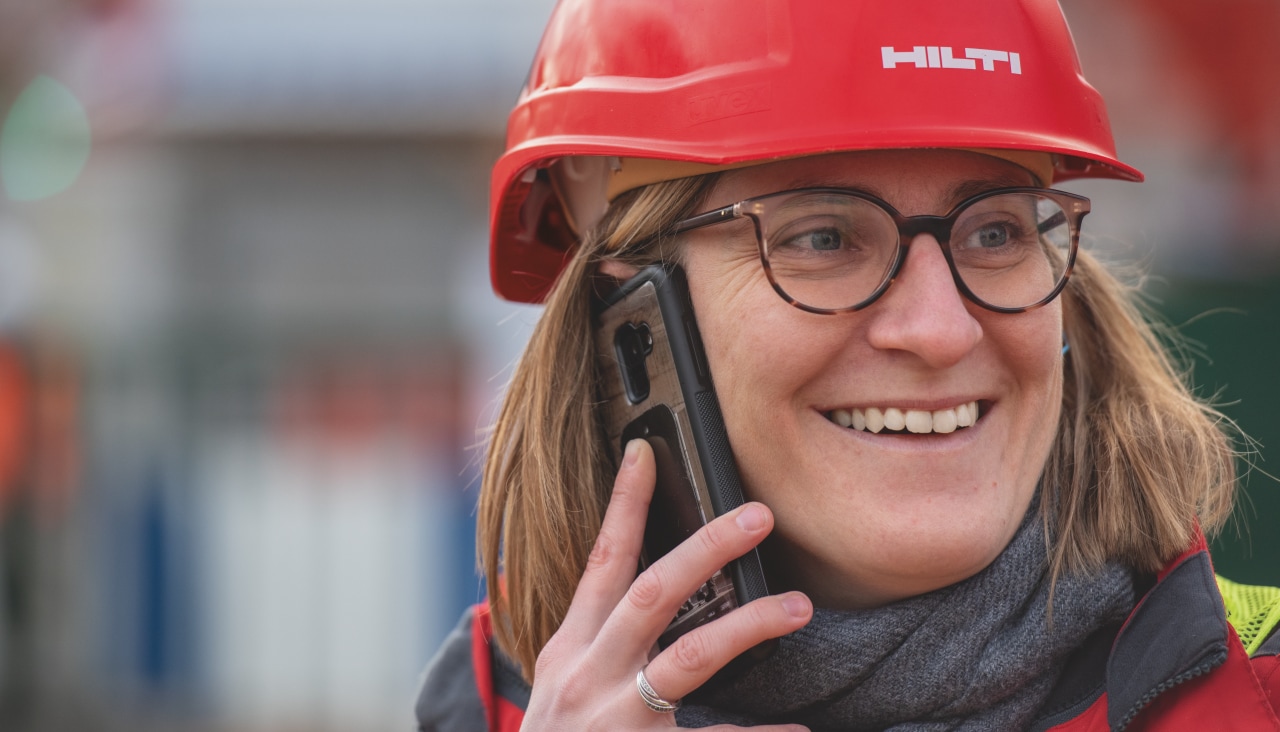 Hilti staff can be reached by phone during the Coronvirus pandemic