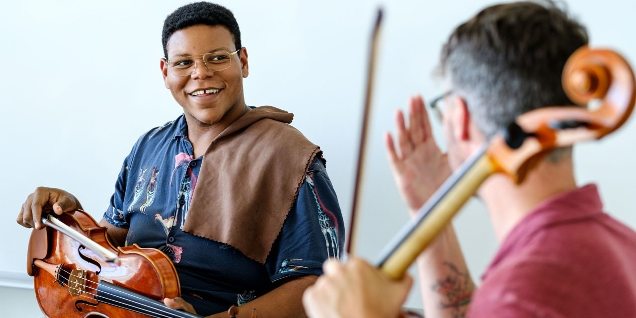 Firebird Fellows in-person 2.5 week Residency 2022 in Lisbon. The Firebird Fellowship is AIM's investment in teachers as the vital change agents for tackling inequality through music education. (Photos/Ivan Gonzalez)
